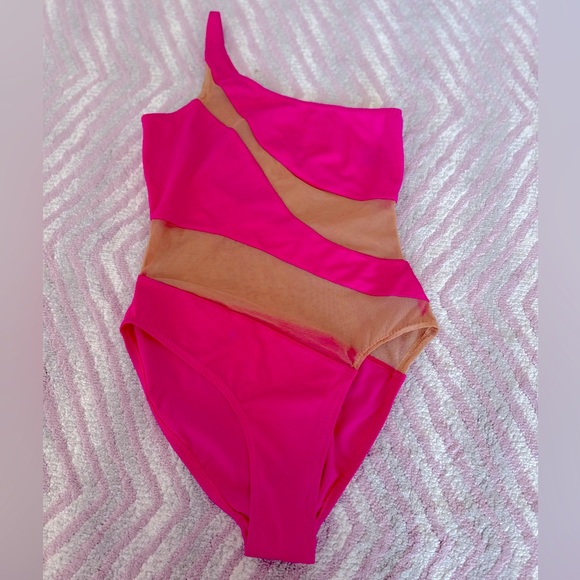 Normal Kamali pink swimsuit one piece size S. Very good condition - Picture 1 of 7